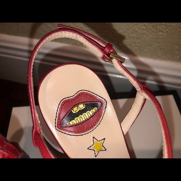 COPY - Gucci Malaga style in hibiscus red - Picture 15 of 16